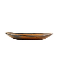 Servierschale 33x22,5xH4cm dark brown Escura