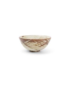 Bowl 12xH5cm brown Brush