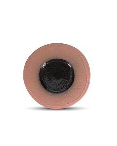 Teller flach 26cm wide rim ash Ferro
