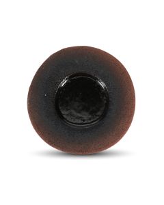 Teller flach 31/16cm wide rim ash Ferro