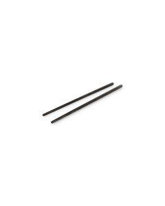Chopstick matte black Helix - set/6