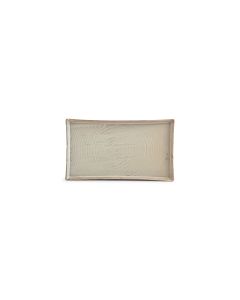 Plate 30x17cm grey Line