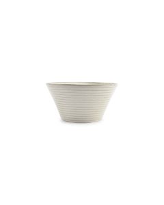 Bowl 21,5xH11cm conical grey Line