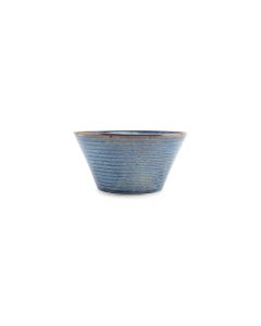 Bowl 21,5xH11cm conical blue Line