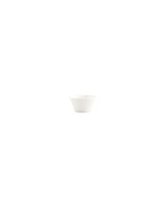 Bol 8xH4cm conique white Line