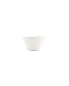 Bol 18xH9cm conique white Line