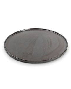 Teller flach 31xH1,2cm black Verso