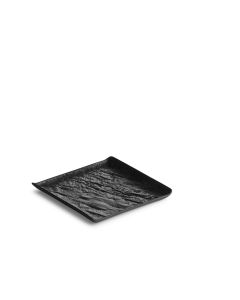 Serving dish 15x15cm black Livelli