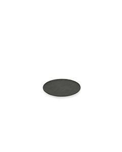 Plate 22cm low rim black Livelli