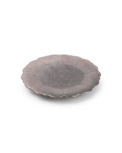 Teller flach 21,5cm bronze Floret