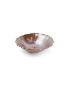 Bowl 20,5xH6,5cm bronze Floret