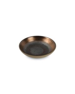 Assiette creuse 18xH5cm golden Ostra