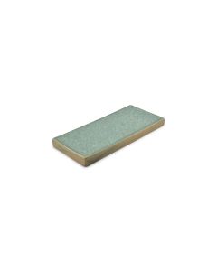 Serving plate 25,5x11,5xH2cm green Terra