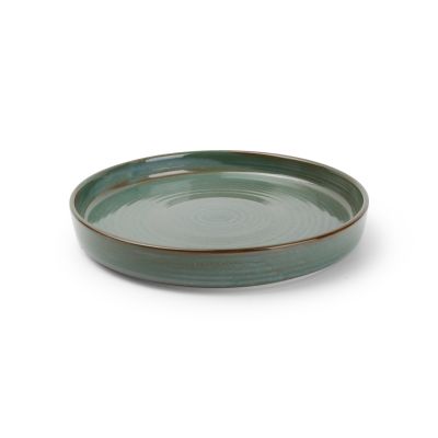 Teller flach 20xH2,5cm green Munduk