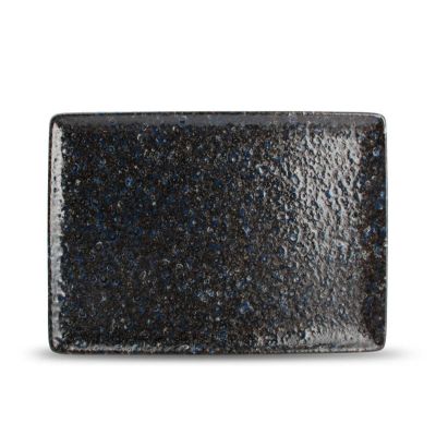 Teller flach 28x20cm midnight Dusk