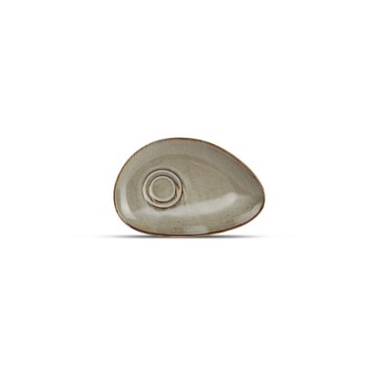Saucer 20x13cm grey Ceres