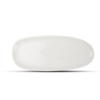 Teller flach 34x14,5cm white Ceres