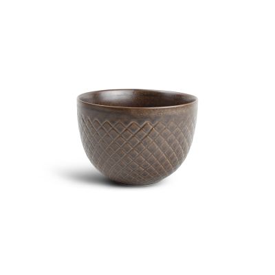 Kom 12xH8,5cm diamond copper Brass