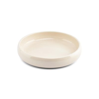 Diep bord 23xH5cm vanilla Curvo