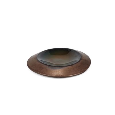 Assiette creuse 27/17,5xH4cm gold Cone