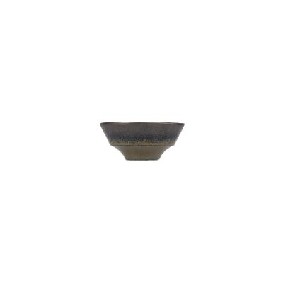 Bol 14xH6cm textured moss Cone
