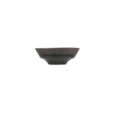 Bol 18xH6,5cm textured moss Cone