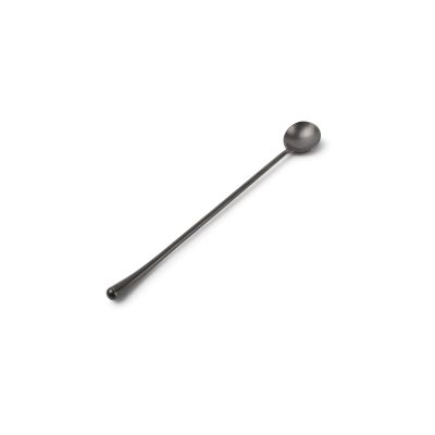 Longdrinklepel matte black Revive - set/6