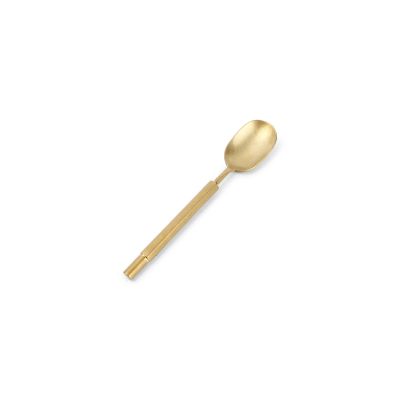 Kaffeelöffel matte gold Helix - set/6
