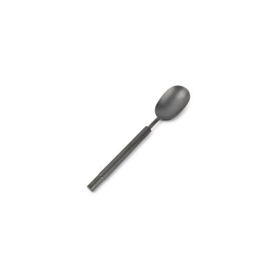 Kaffeelöffel matte black Helix - set/6