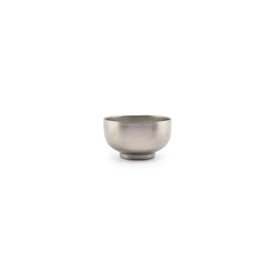 Kom 13xH7,5cm dubbelwandig vintage zilver Host