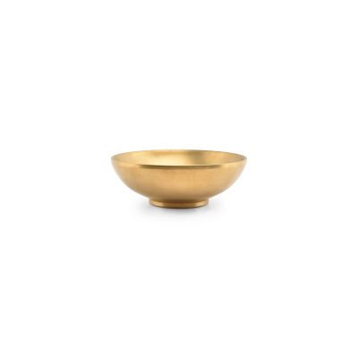 Kom 20xH7cm dubbelwandig vintage goud Host
