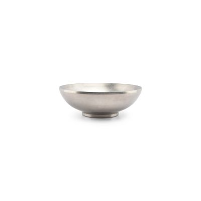 Kom 22xH7,5cm dubbelwandig vintage zilver Host