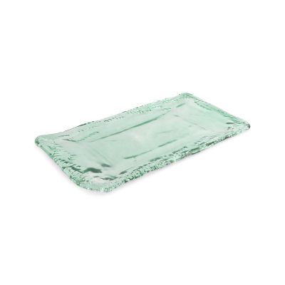 Plat à servir 49x24xH2cm green Ecovitra