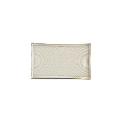 Plat bord 33x20cm grey Line