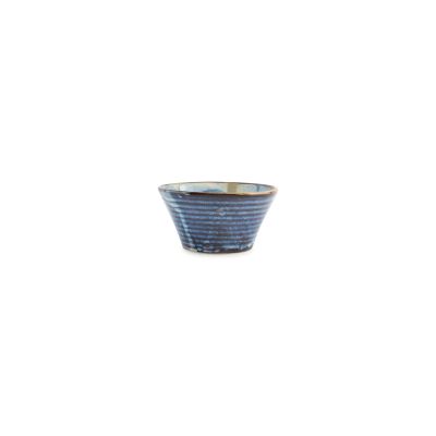 Kom 13xH6,5cm conisch blue Line
