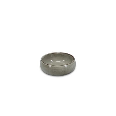 Schüssel 12xH5cm kugelform grey Ceres