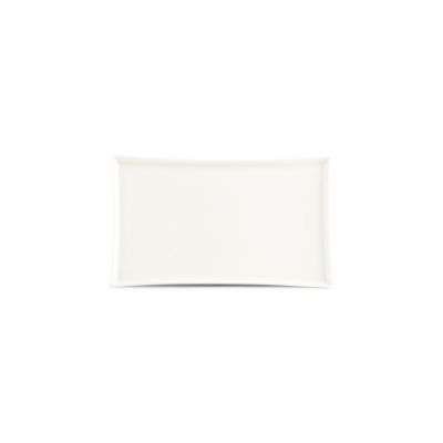 Plat bord 33x20cm white Line