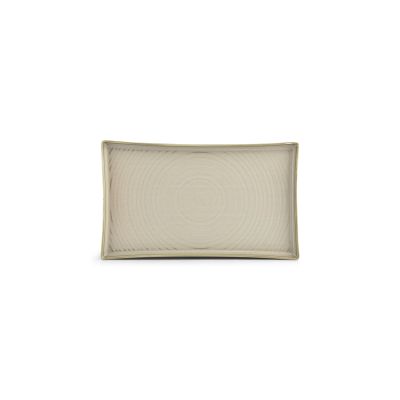 Plat bord 33x20cm green Line