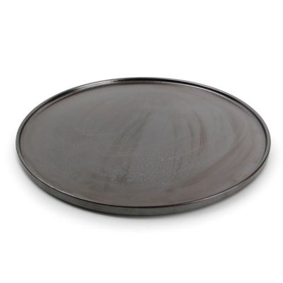 Teller flach 31xH1,2cm black Verso