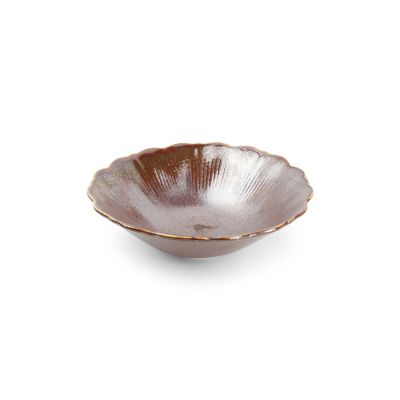 Schüssel 20,5xH6,5cm bronze Floret