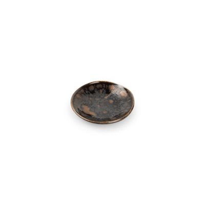 Teller flach 9cm gold flaked Nobile