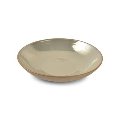 Diep bord 25xH5,5cm pearl Ostra