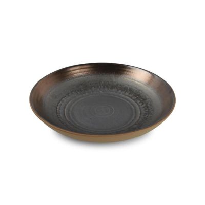 Diep bord 25xH5,5cm golden Ostra
