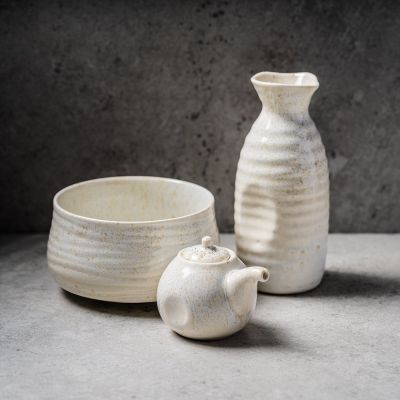 Sake pourer 30cl sand Umi