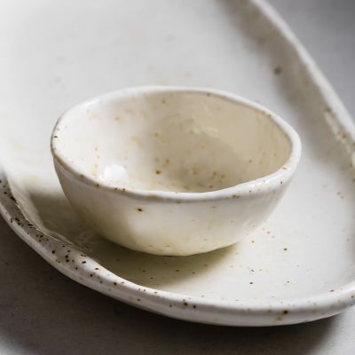 Bowl 9xH4cm beige Vita