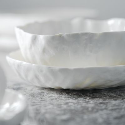 Schüssel 20xH4cm weiß Arte
