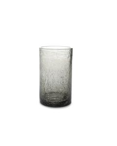Glas 40cl grey Crackle