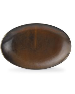 Servierschale 31x20,5xH4cm dark brown Escura