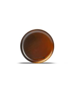 Assiette plate 20,5cm dark brown Escura