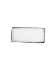 Assiette plate 22x10cm black speckled Dusk